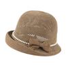 2026 new hat women's spring and summer fashion foreign style thin face small visor sun protection bucket hat women hollow