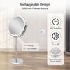 8Large Makeup Mirror with Lights1X 10X Rechargeable True Height Adjustable HD Magnifying Mirror with 3 Color Dimmable Lights 36