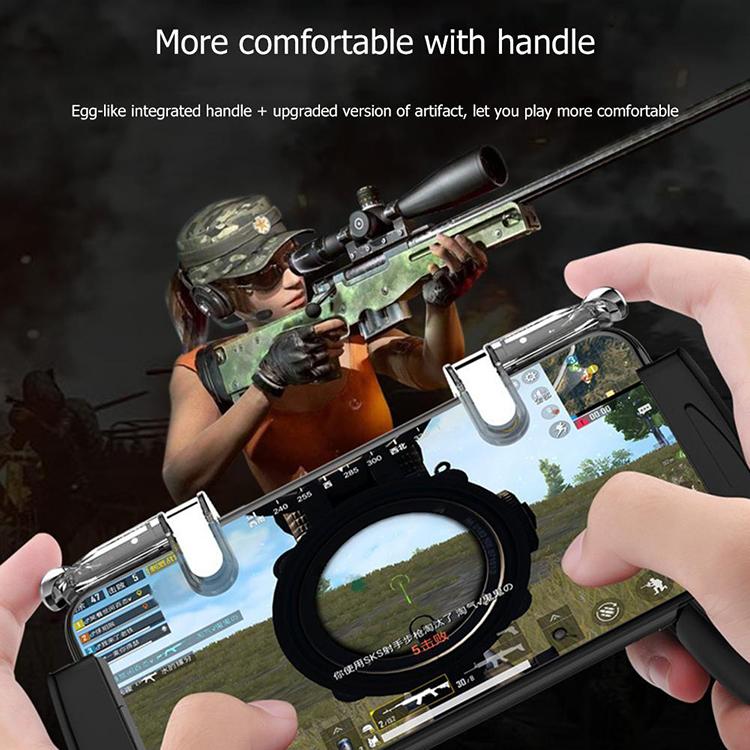 Mobile Gamepad Controller Trigger Fire Button Handle for L1R1 Shooter Controller PUBG Game Accessories