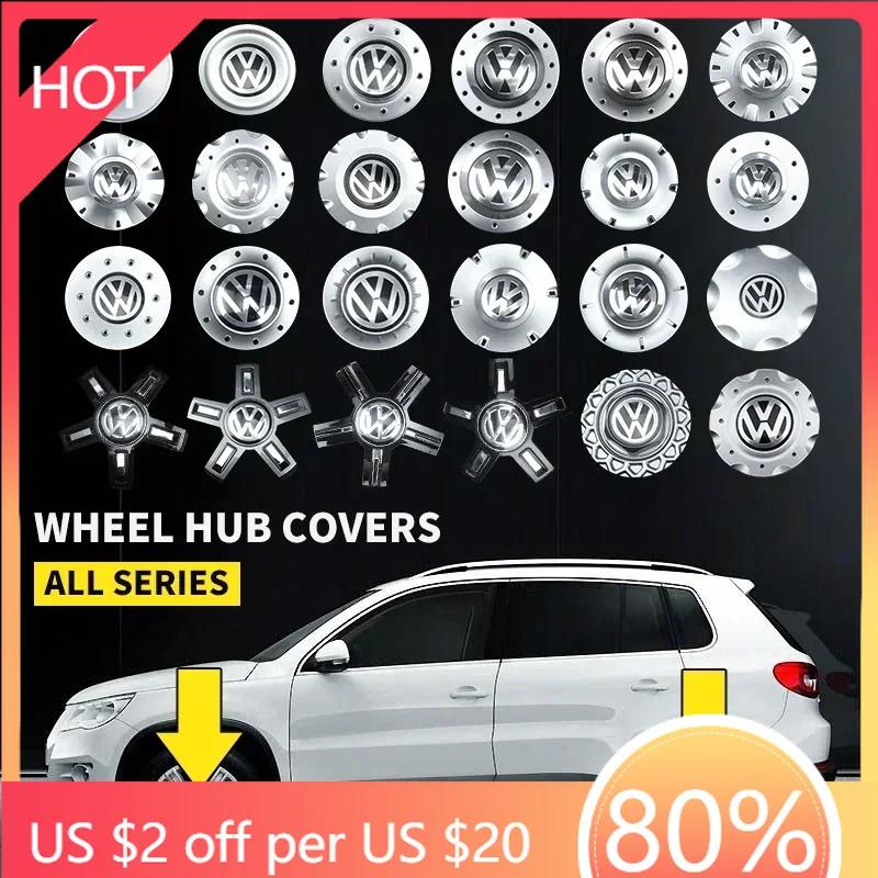 2025 Hot 4pcs Car Logo Wheel Center Cap Hub Covers Badge for Volkswagen VW 3B0601149 1J0601149B C546K164 3B601149 C1043K154 3BD6