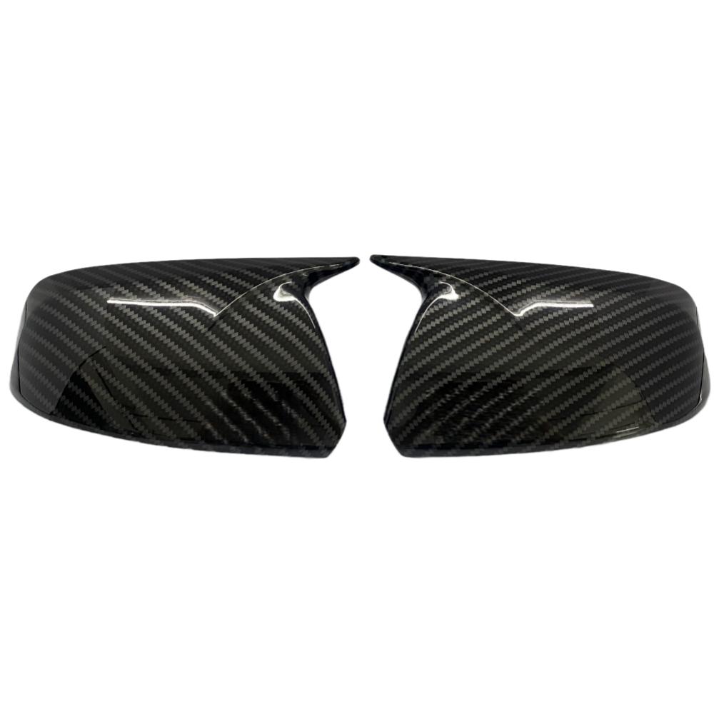 For Mercedes Benz W245 W169 A160 2008-2012 Car Side Rearview Mirror Cover Glossy Black/Carbon Fiber Look Rear View Case Trim Cap