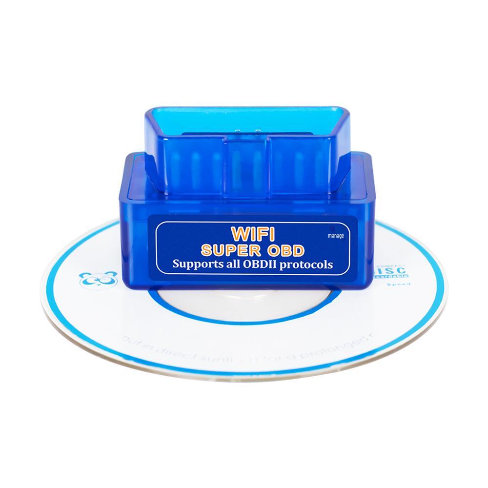 Super Mini WiFi ELM327 OBD2 Car Scanner V1.5 Blue