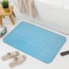 1PC Striped Memory Embossed Bathroom Mat Soft Comfortable Absorbent And Quick Drying Bathroom Mat Machine Washable Door Mat