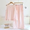 Pure Cotton Double-layer Yarn Pajamas Women's Summer Thin Vest Shorts Sweet Girl Style Can Be Worn Outside Loungewear Two-piece Set
