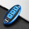 3/4 Button Leather TPU Car Key Case Cover Shell for Qashqai X-Trail T32 T31 Juke J10 J11 Kicks Tiida Pathfinder Note for Infiniti