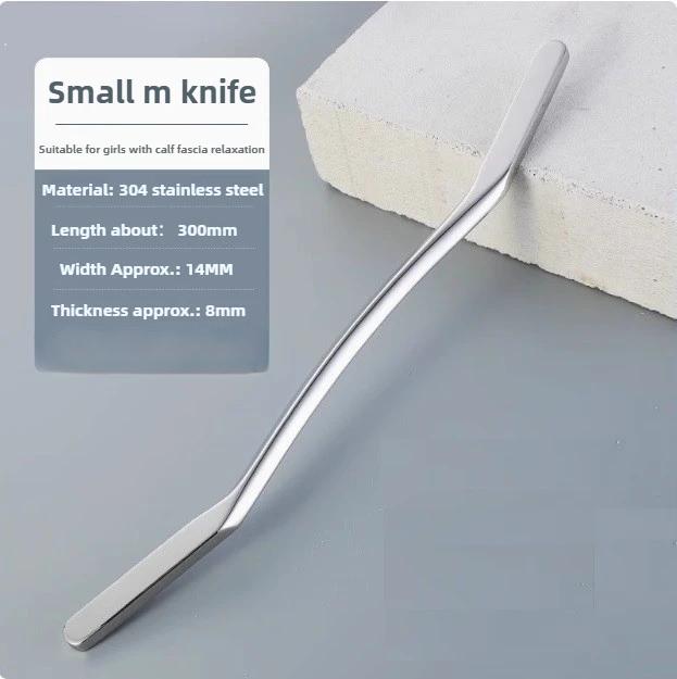 

Инструмент для скребкового массажа Гуа Ша Инструмент для больших мышц Мобилизация мягких тканей 304 Нержавеющая сталь Фасциальный нож Большой m Нож Scr