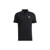 Printed Logo Casual Striped Short Sleeve Polo Shirt Men Polo Shirts Black HA3130