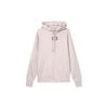 Sabrina Letter Label Hooded Thickened And Fleece Lined Casual Sweatshirt Women's Gray Purple FJ4450-019