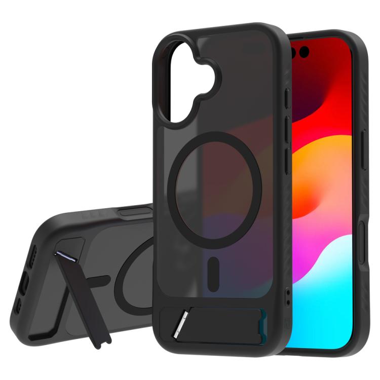 LeReach Le‑Chic Series Magnetic Phone Case Built‑In Hidden Integrated Kickstand Protective Shell For iPhone Anti‑Drop Cover