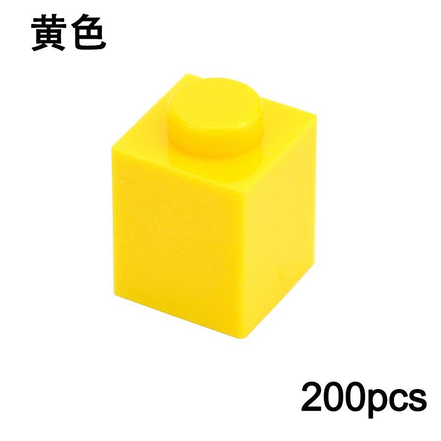 200PCS DIY 1x1 Dots Building Blocks Thick Figures Bricks Educational Creative Size 1*1 Dot Compatible With 3005 Toy for Children