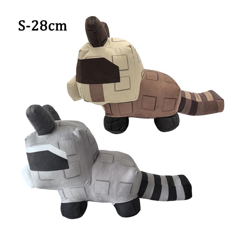 TreasuringU 28/40cm Grow Garden Wolf Plush Toys Game Cartoon Raccoon Fox Stuffed Dolls Pillow Soft Toy Brinquedos Birthday Gifts