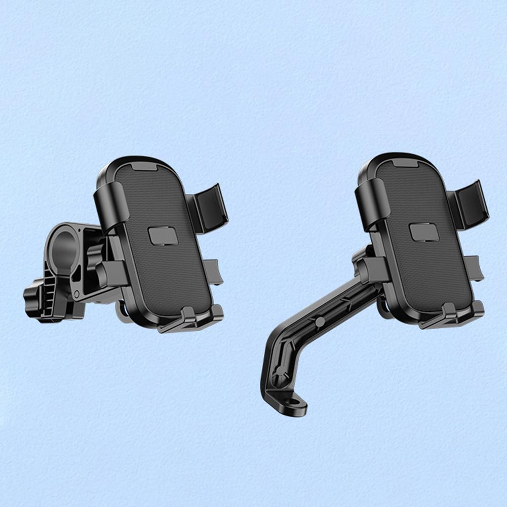 360 Degree Rotation Motorcycle Phone Holder Shock Absorption