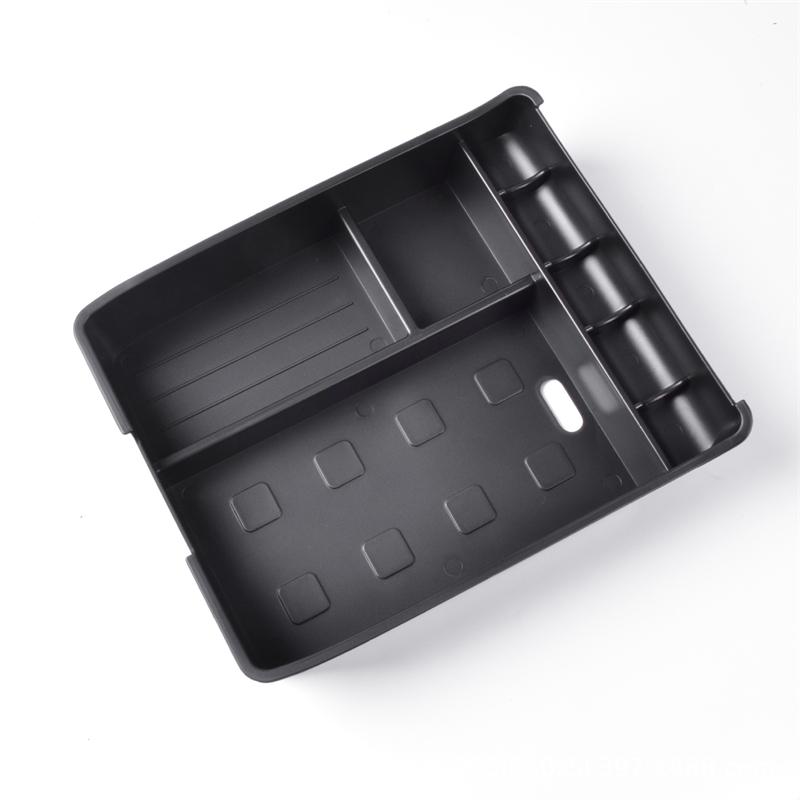 Car styling Car Armrest Center Console Storage Box Fits for Toyota Highlander 2009 2010 2011 2012 2013 2014 2015 чёрный