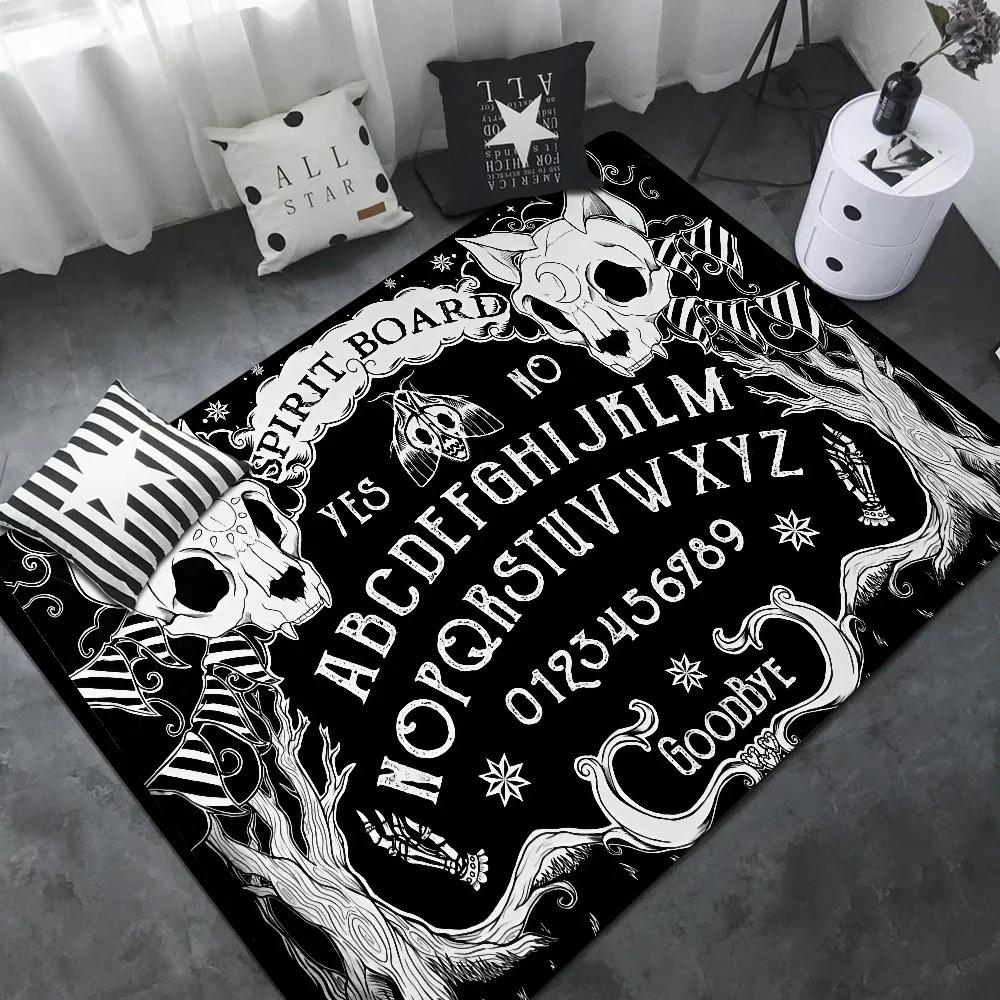 Ouija Board Long Rugs Nordic Style Home Doormat Bathroom-Toilet Mats Bedroom Bedside Area Rugs
