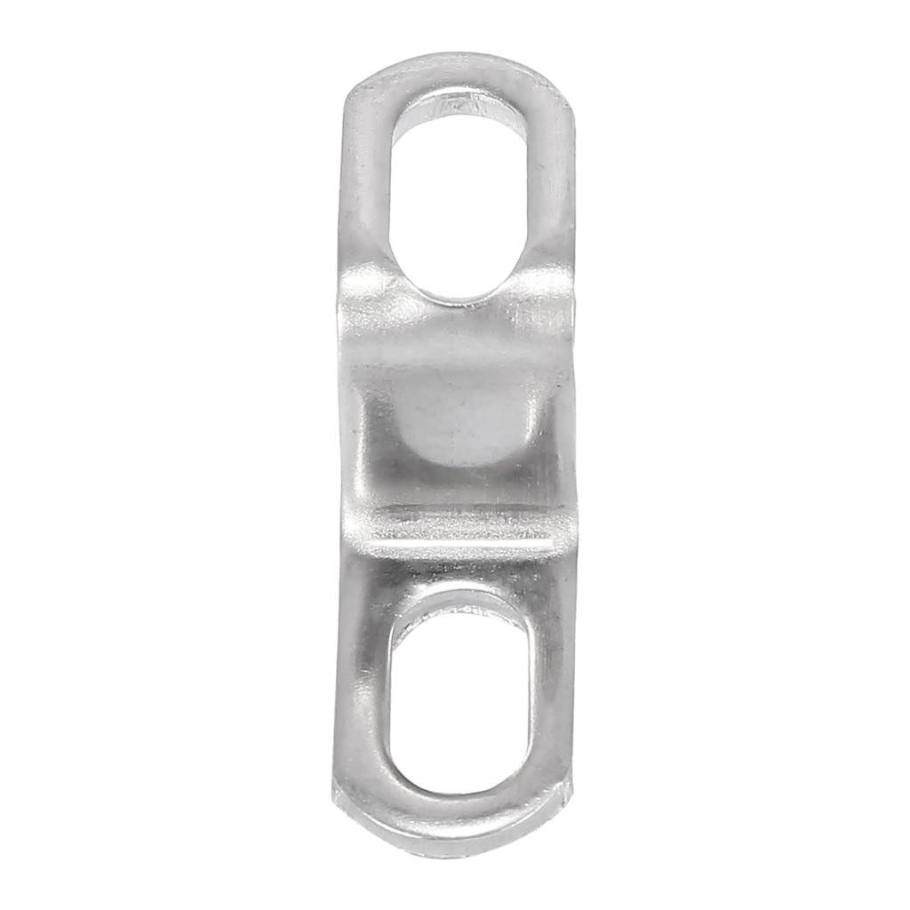 Motoforti Motorcycle Exhaust Pipe Bracket Z Muffler Mounting Clamp Stainless Steel Silver Tone 20mm