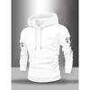 American Men's Fashionable Casual Sports Hooded Sweatshirt, Street Fashion Multifunctional Top Hooded Sweatshirt