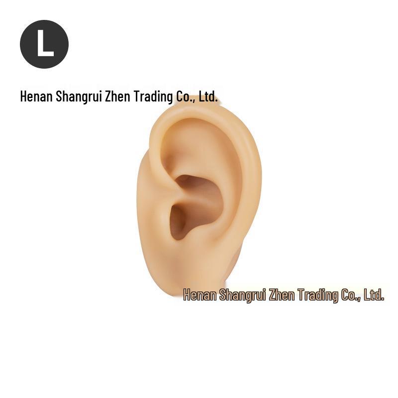 5D Ear Picking Silicone Model: Earphone Display, Acupoint, Jewelry & Hearing Aid Prop