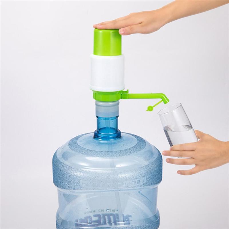 Portable Bottled Drinking Water Hand Press Removable Tube Innovative Vacuum Action Manual Pump Dispenser