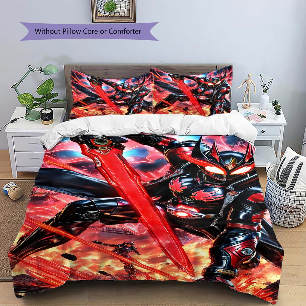 Retro Poster Art Bedding Set, Vintage Hero Design Bedroom Decor, Unique Collection Home Gift.chl
