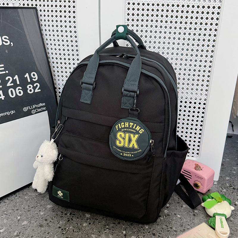 Ручной рюкзак большой вместимости - Новый модный нишевый дизайн, Простой повседневный школьный рюкзак Single Bag