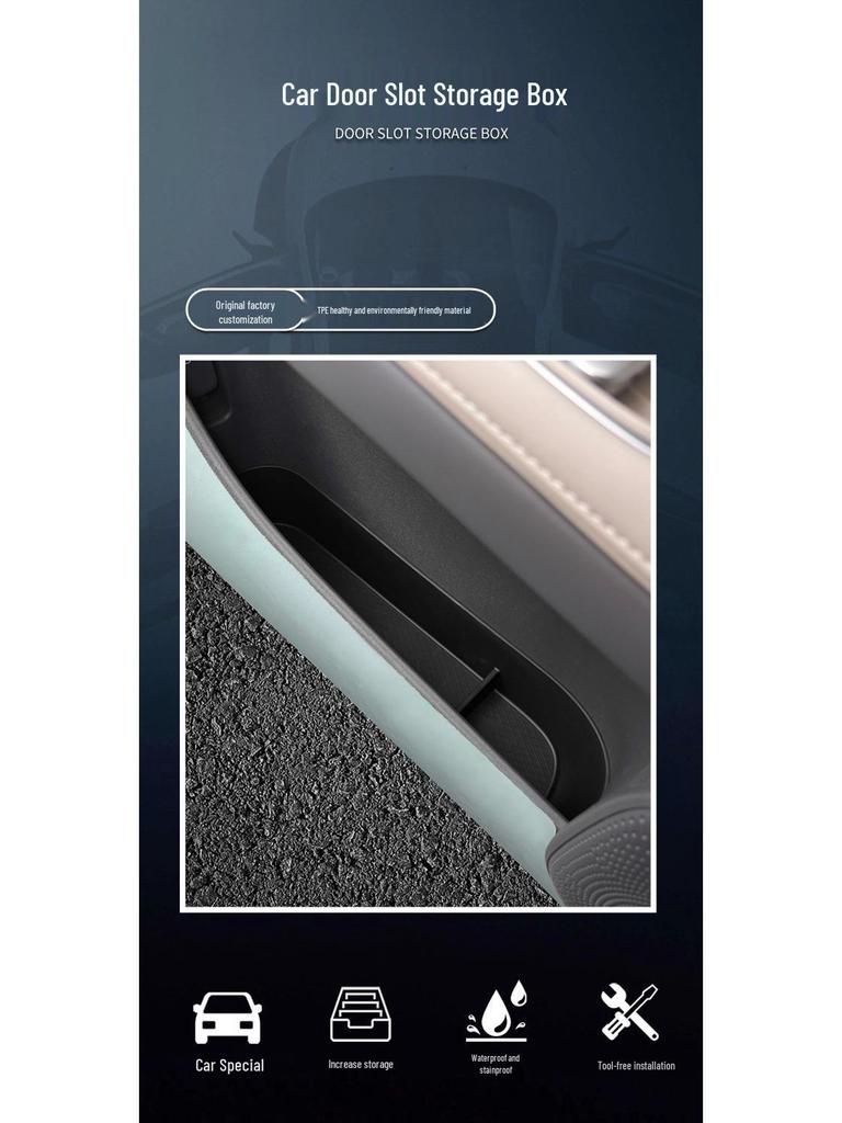 Pudełko do przechowywania w drzwiach samochodu LS6: Niestandardowy organizer dla modeli 23-25