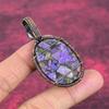 Tree Of Life Charoite Pendant Copper Wire Wrapped Rainbow Moonstone Pendant
