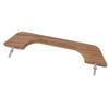 Teak Handrail 12 Inch Single Loop Handle Ergonomic Weather Resistant Wood Marine RV Boating Armrest Accessories
