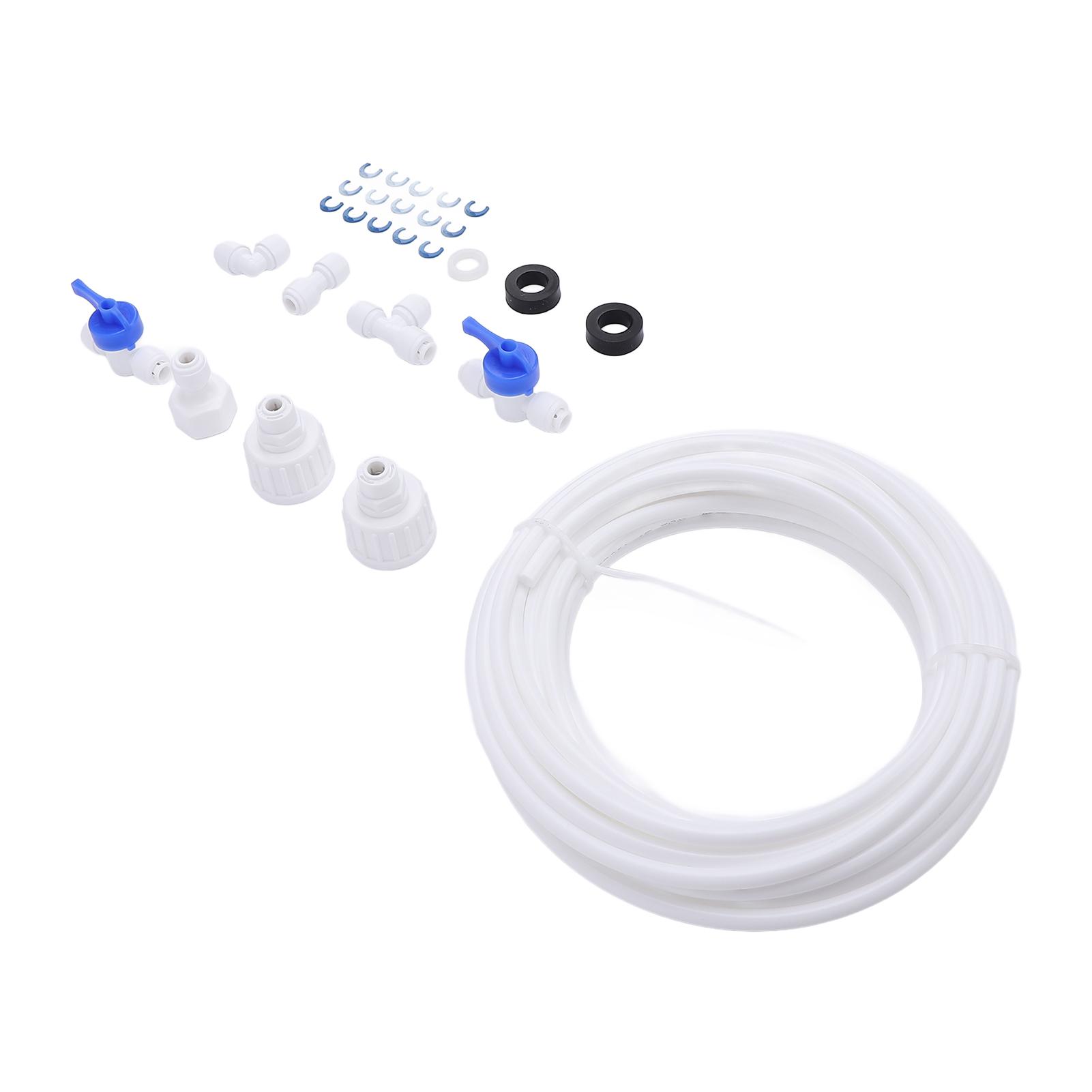 

Refrigerator Water Line Kit with 1 4in Hose Water Inlet Line Connection Set for Refrigerator Side By Side Water Hose