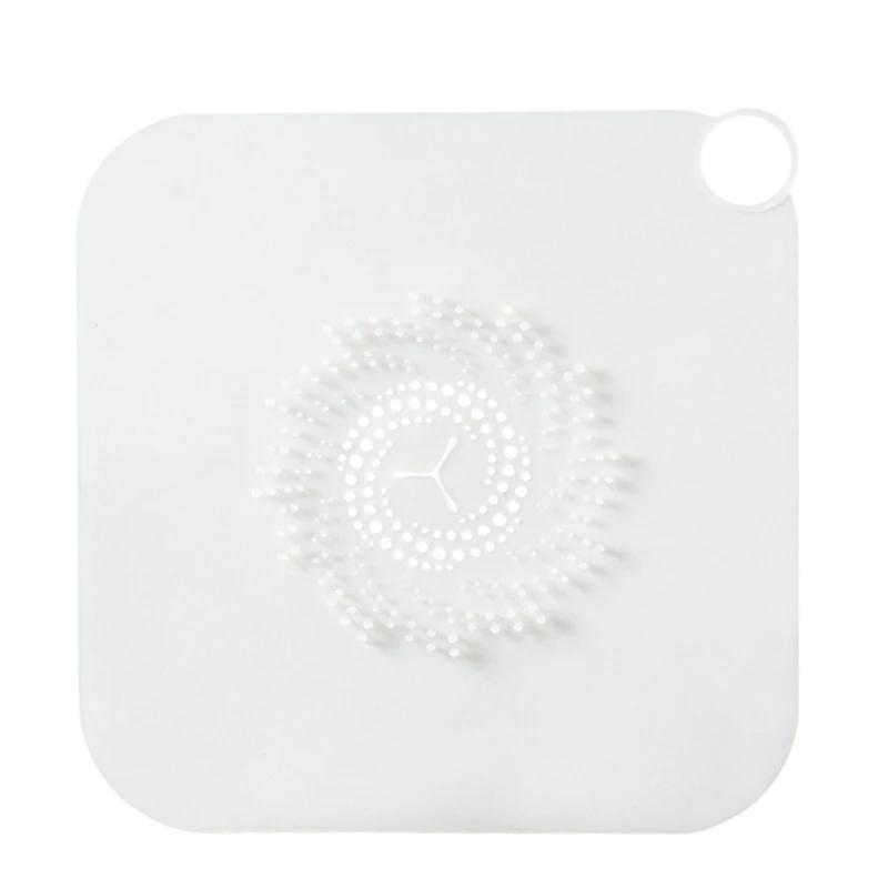 

Слив для пола в ванной комнате, ловушка для волос, пробки, пробка, сито для раковины, антиблокирующая крышка для слива умывальника, фильтры, ловушка, принадлежности для душа прозрачный белый