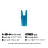 Multicolor Anti-Nail Plastic Arrow Nock with Inner Insert and Outer Wrap, Various Specifications Available.