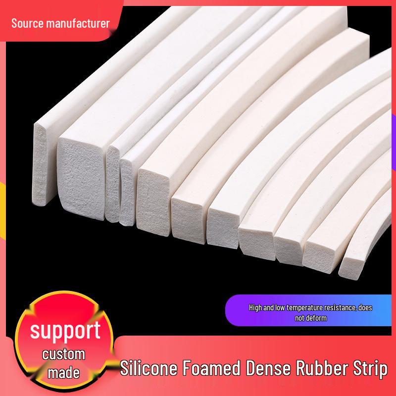 

High-Temperature Resistant Silicone Foam Seal: Shock Absorbing, Dustproof, Waterproof, Anti-Collision, Rubber & Sponge Strip