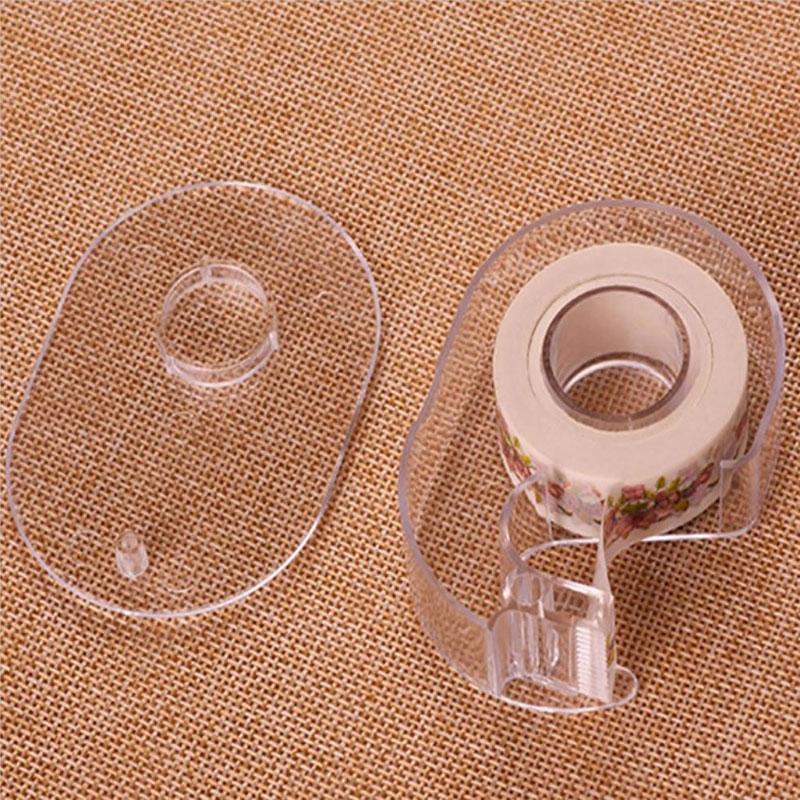 1Pc Transparent Tape Dispenser Cutting Student Tape Dispenser Acrylic Stationery