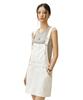 Deketeuumeon Signature Bib Overalls Skirts Dcwop002White