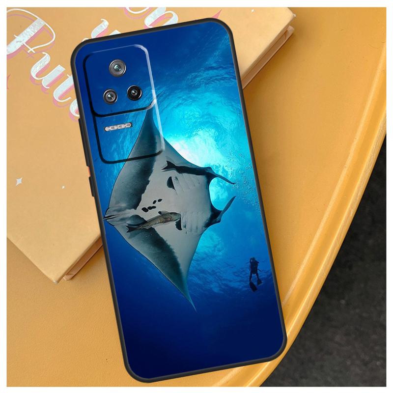 

Чехол Animals Manta Ray для Xiaomi 17 Pro Max 15 14 Ultra 13T 14T 15T POCO X7 Pro X5 X6 F5 F6 F7 F8 Ultra POCO F8 Ultra