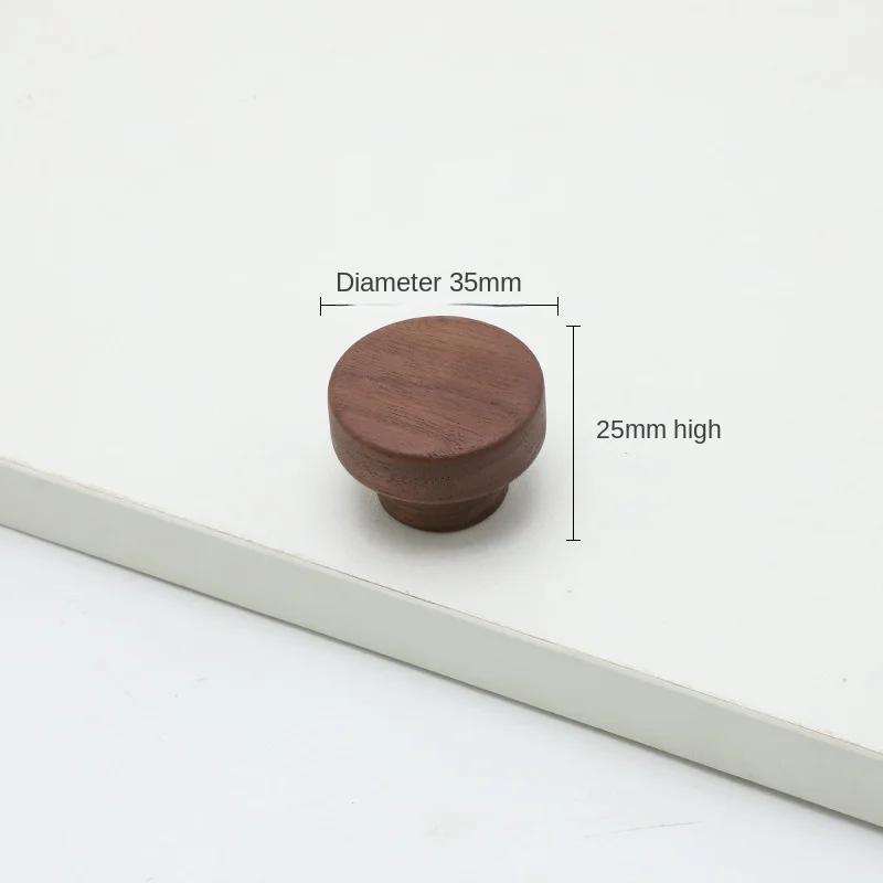 Wooden Cabinet Doors Drawers Solid Wood Handles Nordic Cabinets Shoe Cabinets Wooden Minimalist Circular Wardrobe Handles