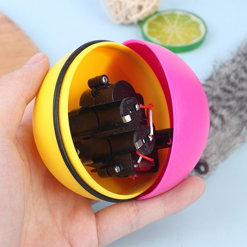 Evcil Köpek Kedi Oyuncak Gelincik Motorlu Komik Yuvarlanan Top Kunduz Topları Evcil Hayvan Oyuncakları Kedi