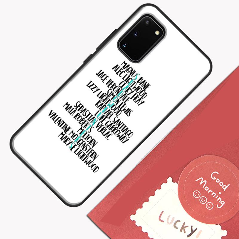 Shadowhunters Phone Case For Samsung Galaxy S26 S25 Ultra S20 S21 S22 S23 S24 S10 Plus S25 FE Cover Shell