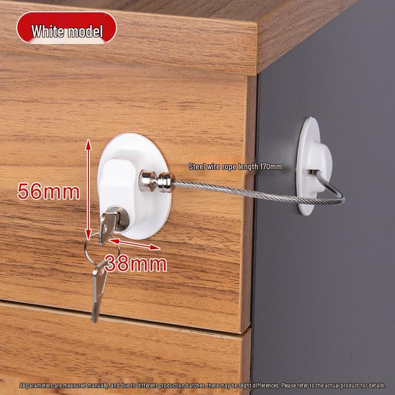 Dinggu No-Drill Child Safety Lock for Refrigerators & Windows