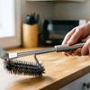 Barbecue Grill Brush Long Handle and Hanging Loop
