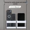 Multi-Functional Adhesive Wall Mount Storage Rack - No-Drill Bedside Organizer