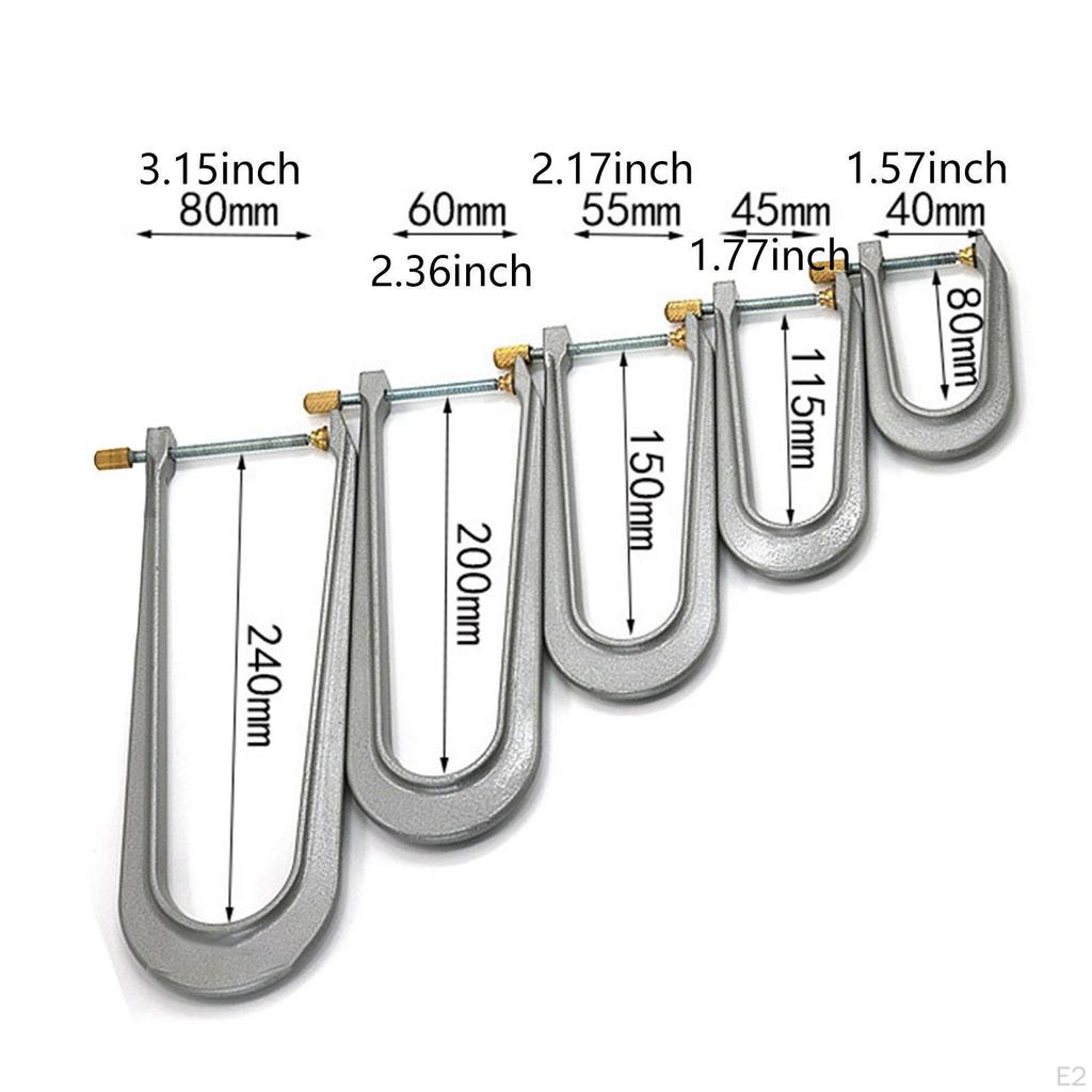 5x Kytarová svěrka kobylky Pevná Odolná proti opotřebení Praktická Snadno použitelná Luthier pomůcka Údržba