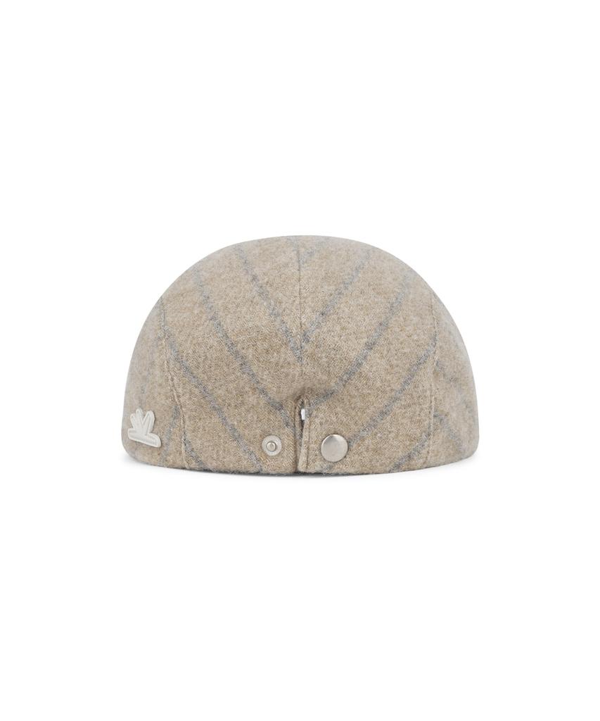 Sseonleobeutueo Wool Flat Cap Beige