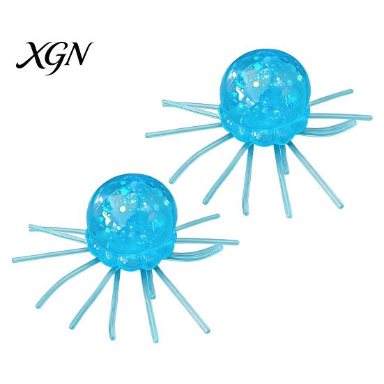 Stress Relief Gadget 1/2/3Pcs Simulation Jellyfish Squeeze Toy Clear Glitter Sea Animal Fidget Sensory Soft Ball