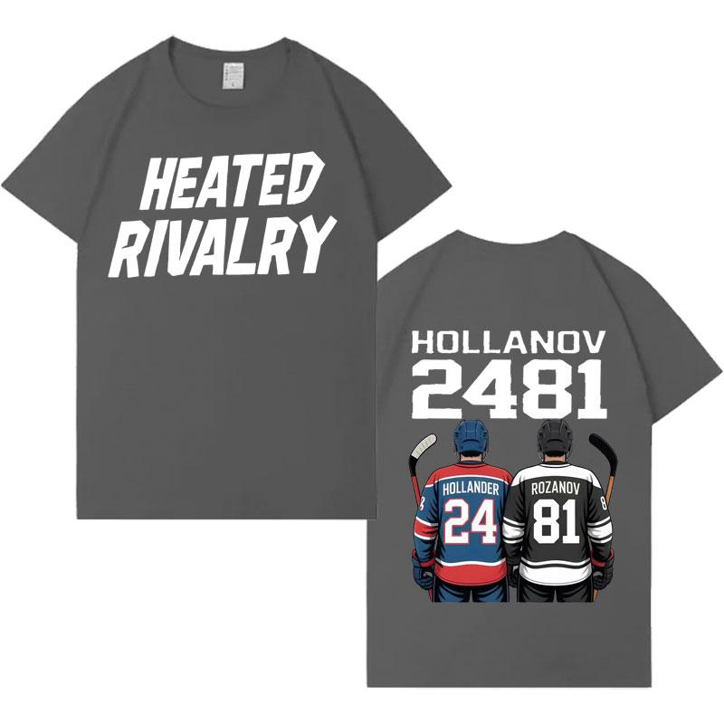 Harajuku Graphic Print Heated Rivalry Shane Hollander Ilya Rozanov Hollanov 2481 Fashion T Shirt Mens Women Casual Pop Top