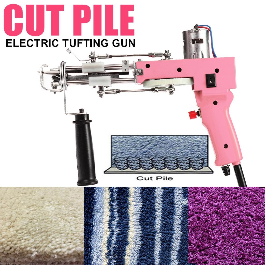 AC110V-240V Electric Hand Rug Tufting Machines Rug Making Tools Adjustable Electric Carpet Weaving Tufting Guns 100W 2 In 1