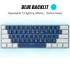 abucow Mechanical Gaming Red Full Simultaneous Key 61 Interchangeable Ergonomic Compatible and 60% Keyboard, Switches, Wired, Compact, Anti-Ghosting,