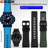 Curea de cauciuc pentru Casio G-SHOCK Octagonal GA 2000 GA-2000-1A2 PRG-600 Brățară de ceas Silicon impermeabil Sport pentru bărbați Bandă de încheietură Brățară