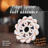 3D Printed Three-Ring Gear Stress Relief Puzzle Toy