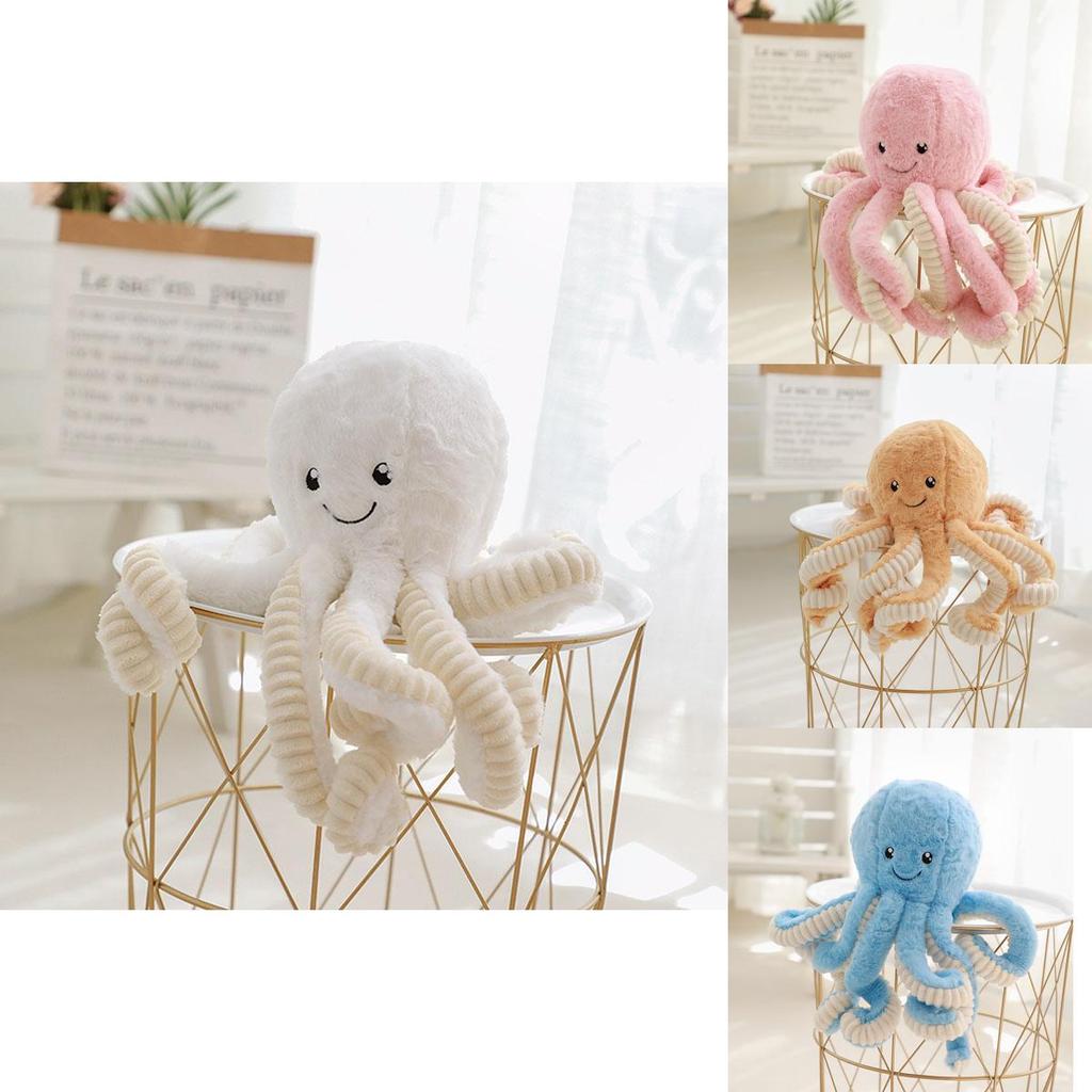Adorable 15.7'' Octopus Plush Stuffed Toy Pillow For Kids And Home Decor