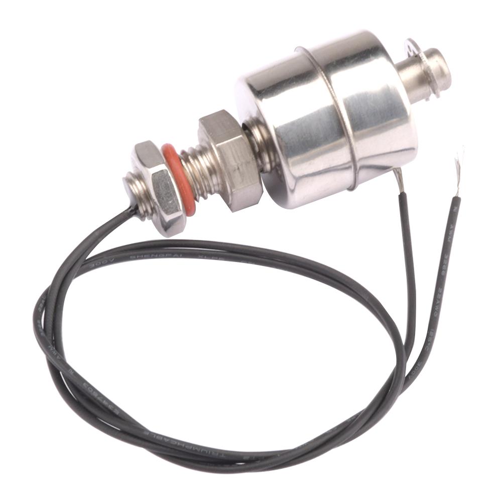 Stainless Steel Level Switch 45mm Normally Closed Level Controller Vertical Level Sensor Built-in Float Switch Automatic Water Pump Controller